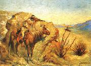 Frederick Remington Apache oil painting